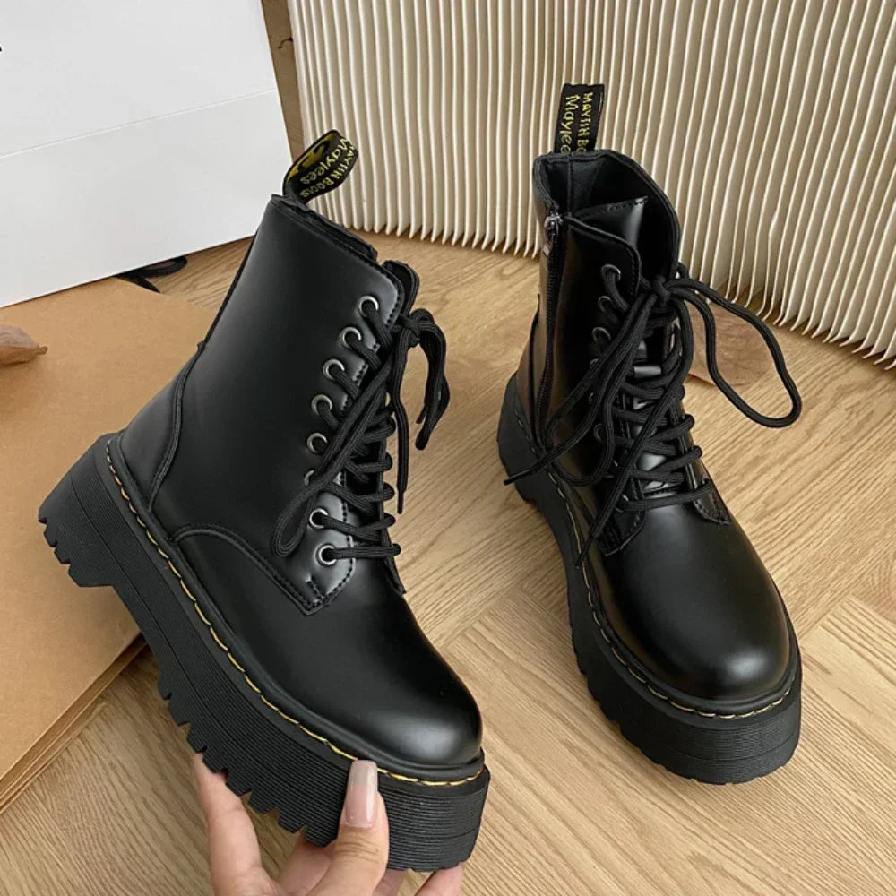 Botas Negras Combat – Urban Style