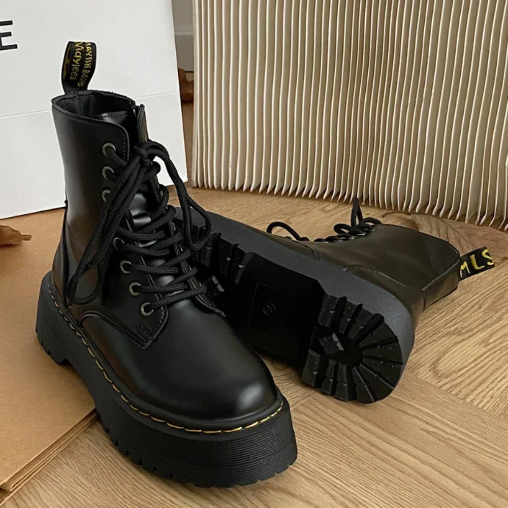 Botas Negras Combat – Urban Style